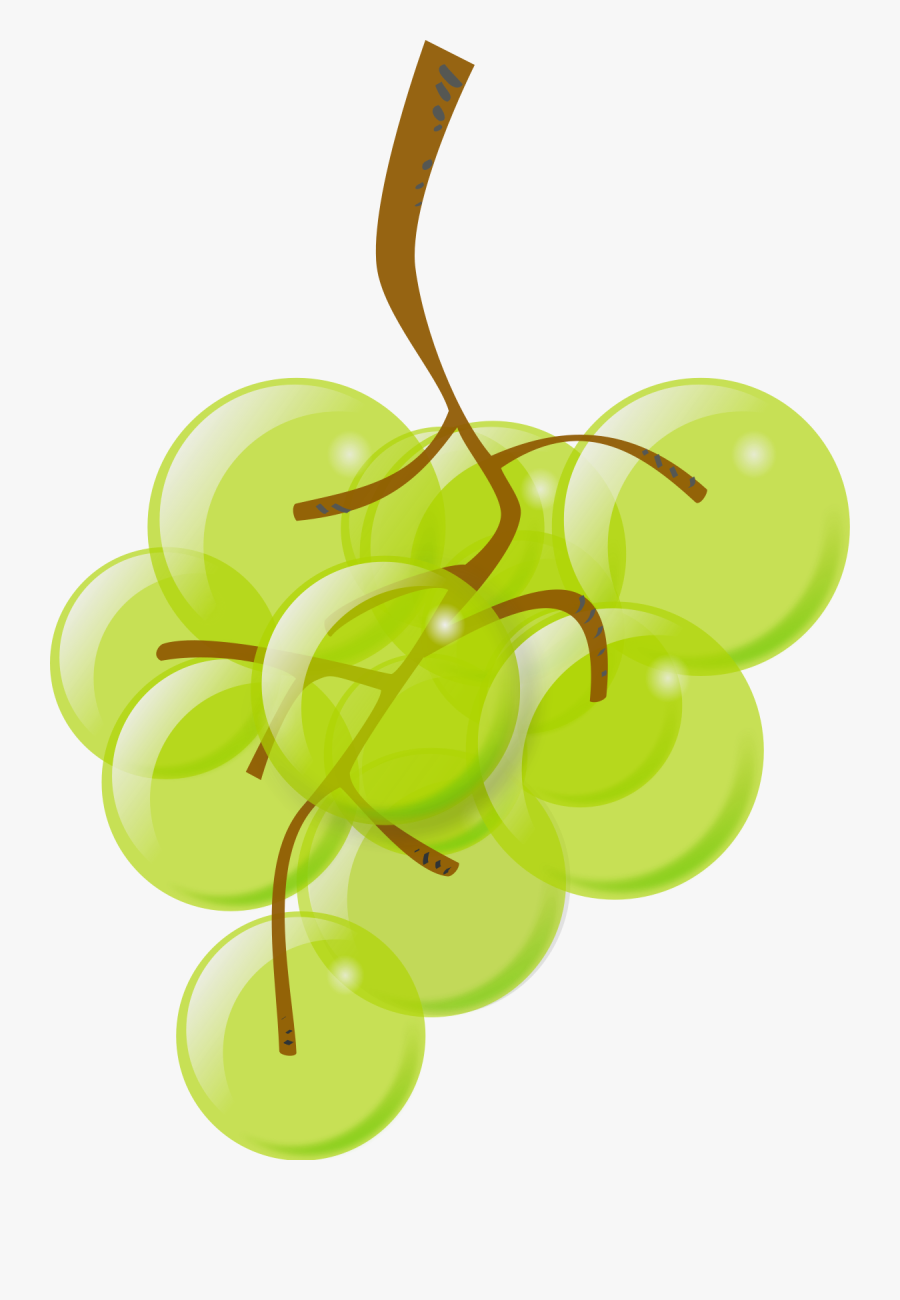 Green Grapes Icon Png, Transparent Clipart