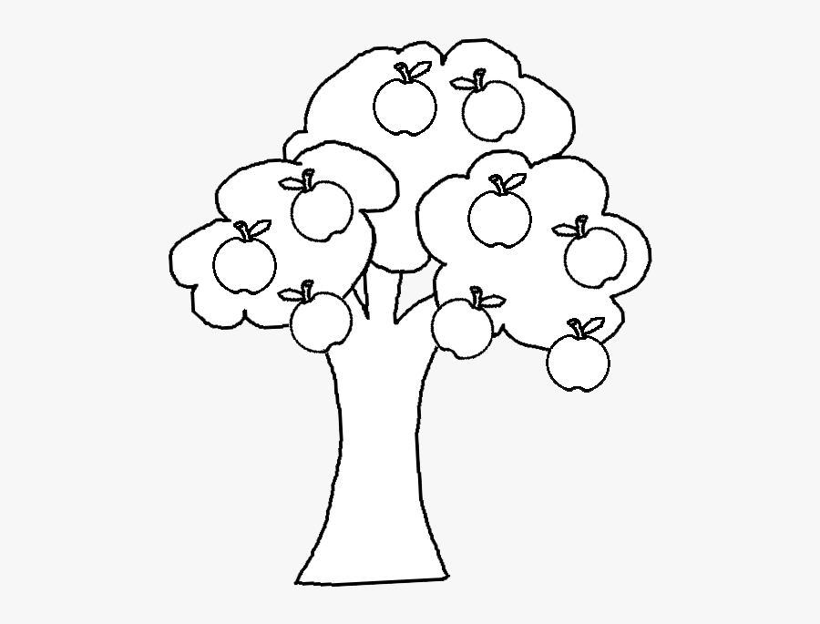 Apples On Tree Clipart, Transparent Clipart