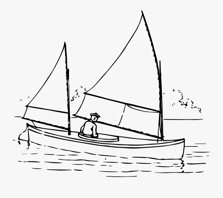 Sail Boat - เรือ ใบ การ์ตูน, Transparent Clipart