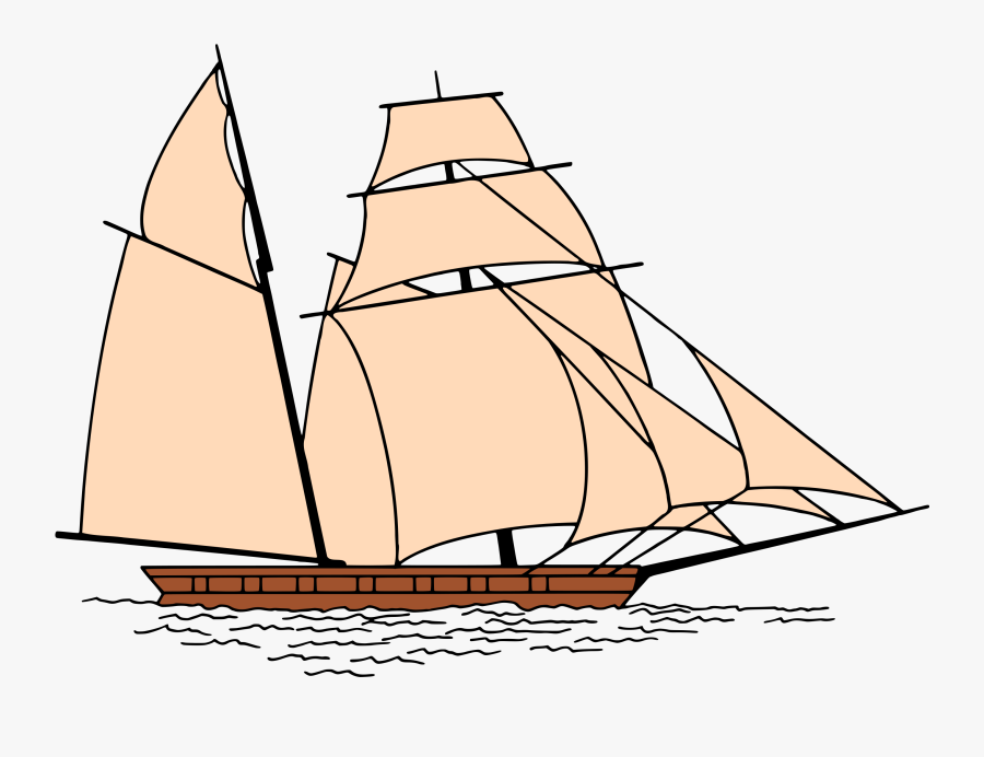 Sailboat Dhow Clip Art - Jib Of Boat , Free Transparent Clipart