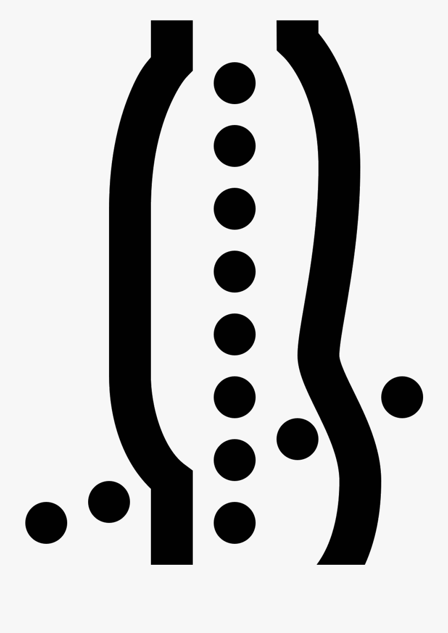 Vector Spine Posture, Transparent Clipart