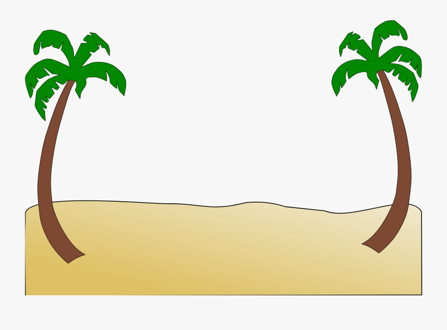 Transparent Coconuts Clipart - Beach With No Background, Transparent Clipart