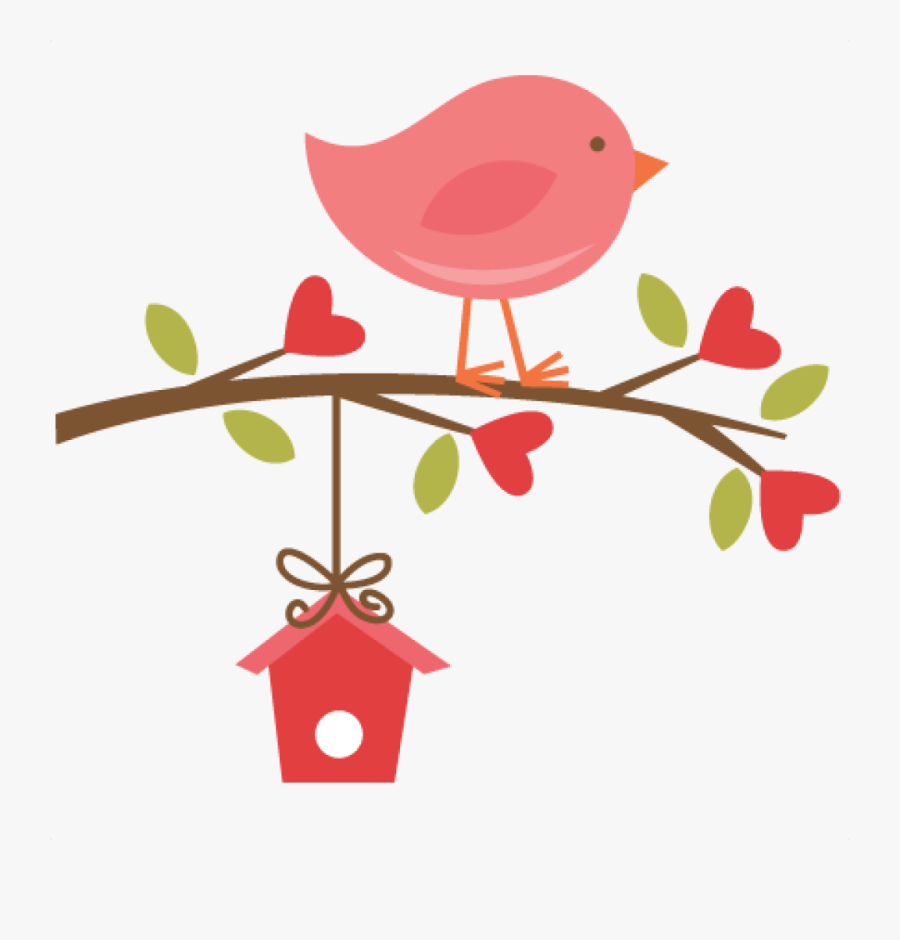 Cute Clipart Bird On A Branch Clip Art Bird Cute Clipart - Birds On Branch Clipart, Transparent Clipart