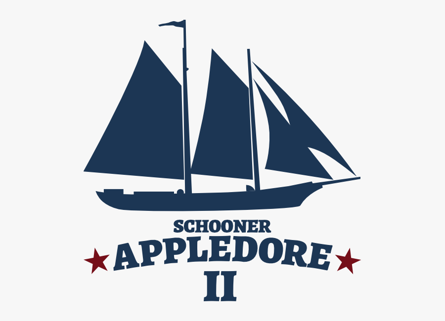 Schooner Appledore Ii Drawing - Appledore Camden, Transparent Clipart