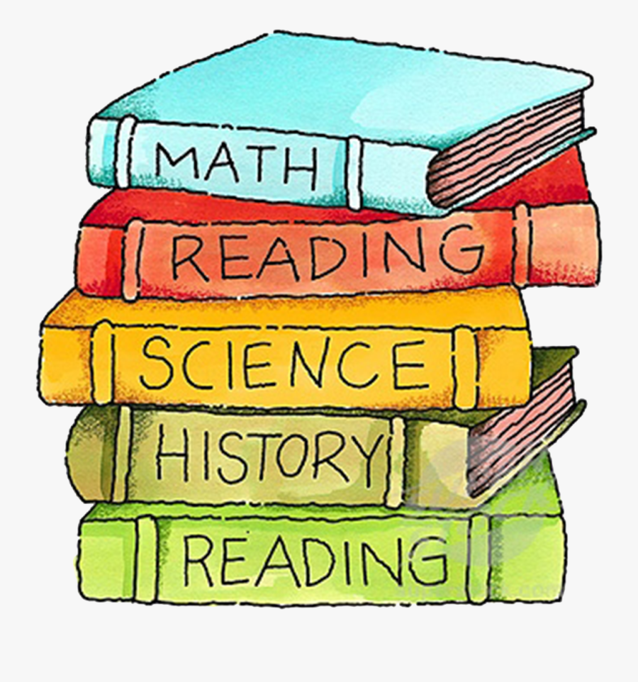 Genarrator - School Books Clipart, Transparent Clipart