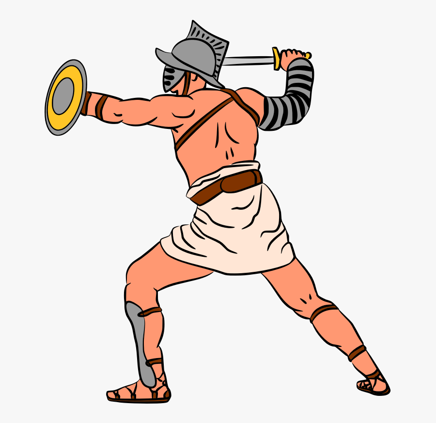 Clip Art Ancient Rome Drawing History - Ancient Rome Gladiator Clipart, Transparent Clipart