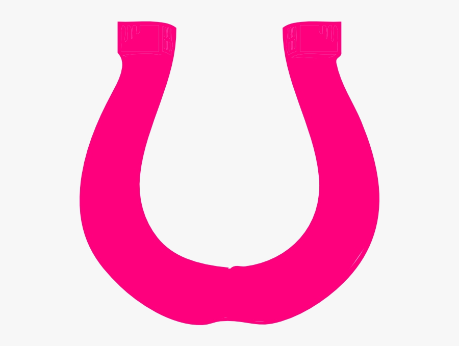 Horseshoe Vector Pink Clip Art Clipart Transparent - Illustration, Transparent Clipart