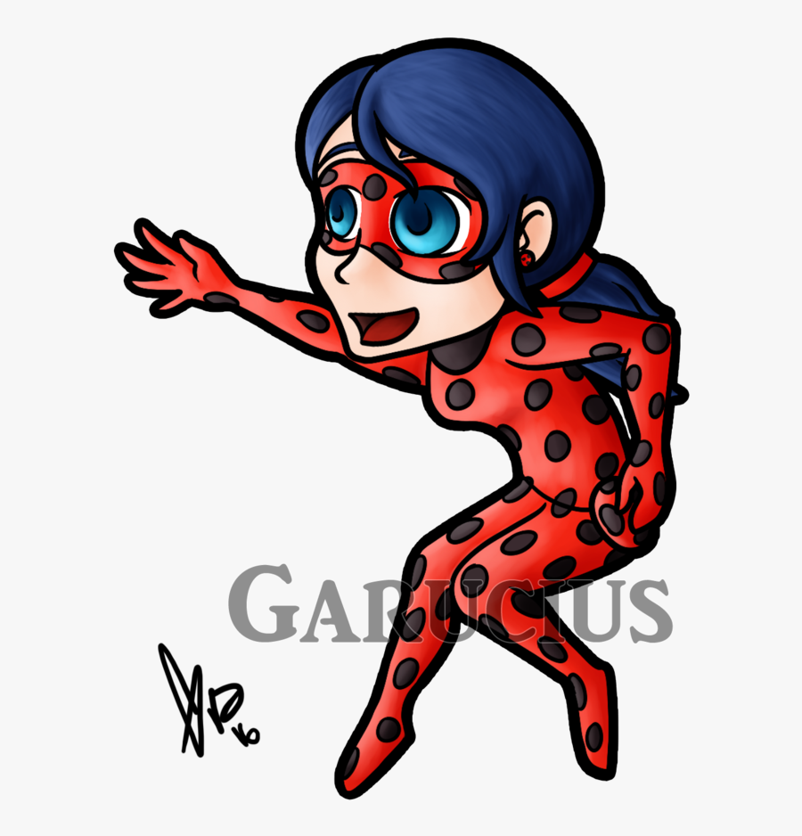 Miraculous Ladybug Lady Bug By Garucius - Cartoon, Transparent Clipart