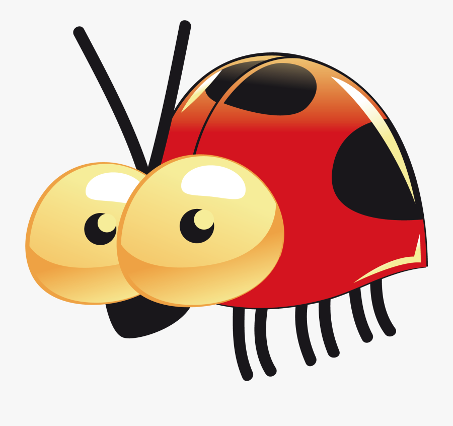 Ladybug Clipart Yellow Ladybug - Bee, Transparent Clipart