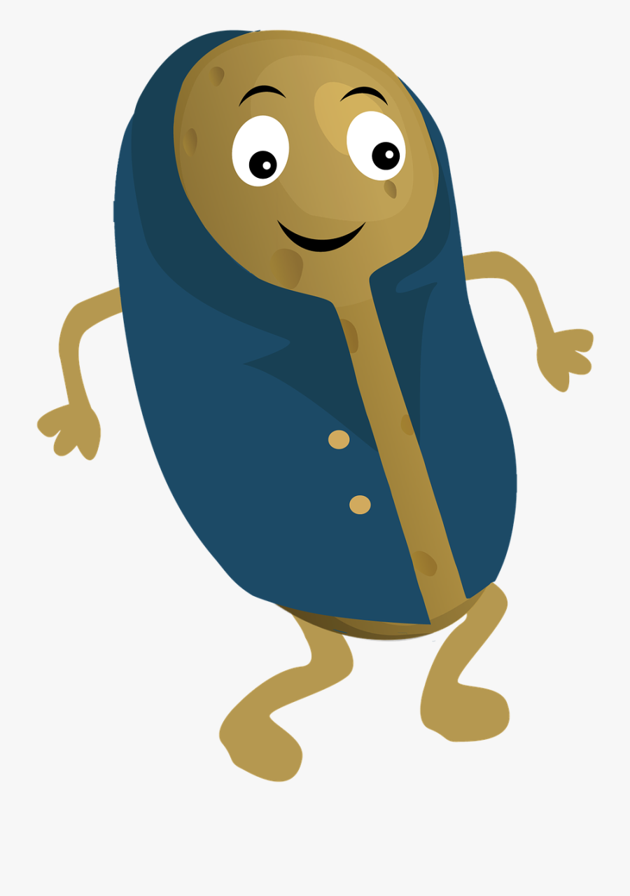 Jacket-potato Cartoon Character Free Picture - Cartoon Arms And Legs Png, Transparent Clipart