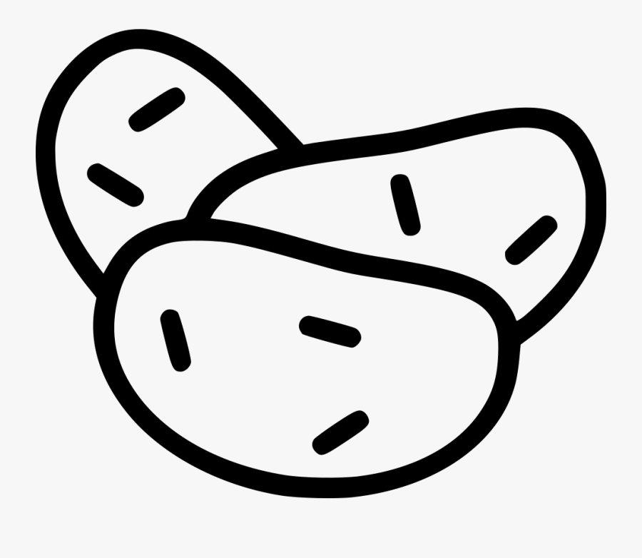Potato Clipart Black And White , Free Transparent Clipart ClipartKey