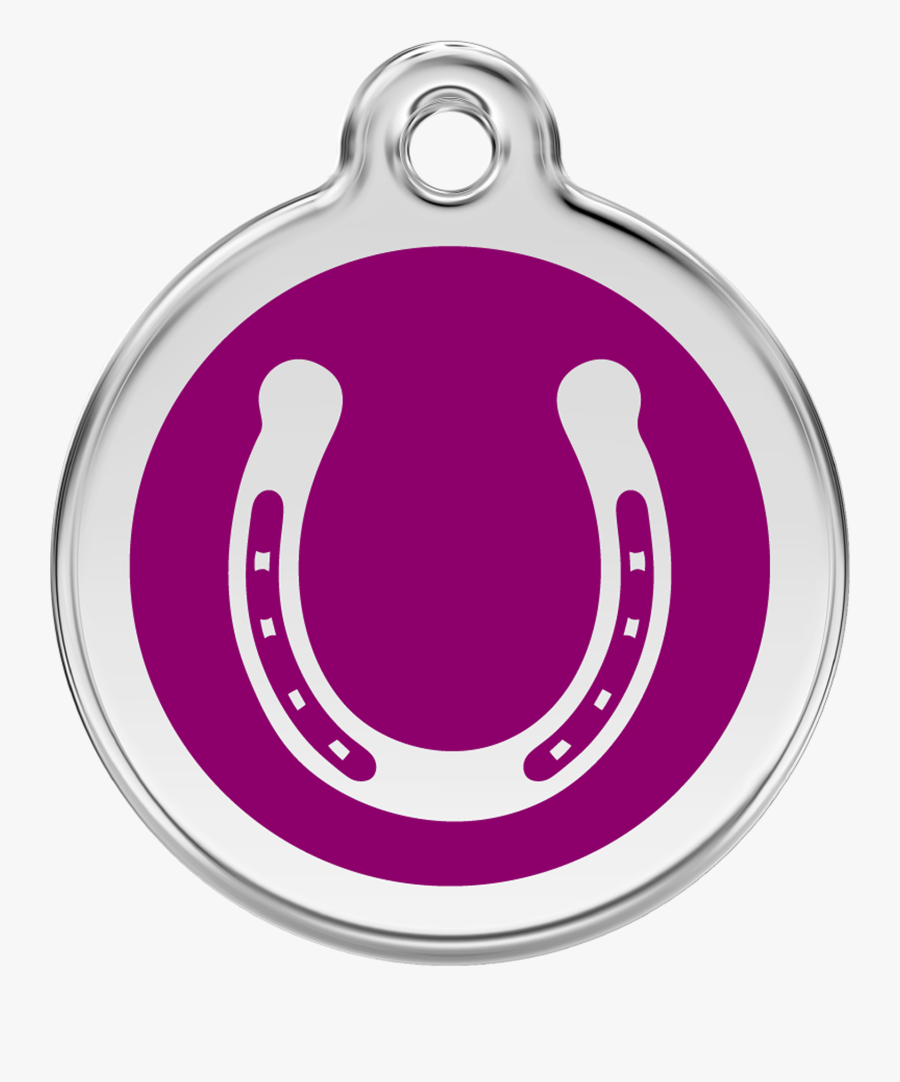 Red Dingo Enamel Tag Horseshoe Purple - Red Dingo Pink Tag, Transparent Clipart