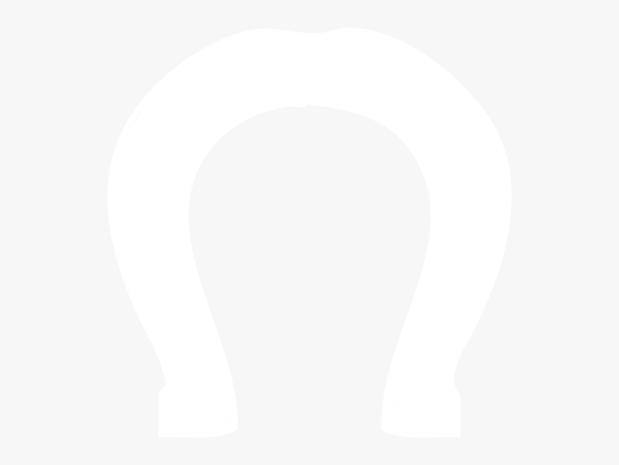 White Horseshoe Png, Transparent Clipart