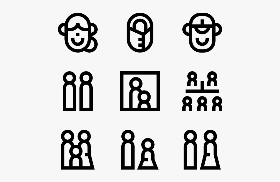 Family - Learning Icon, Transparent Clipart