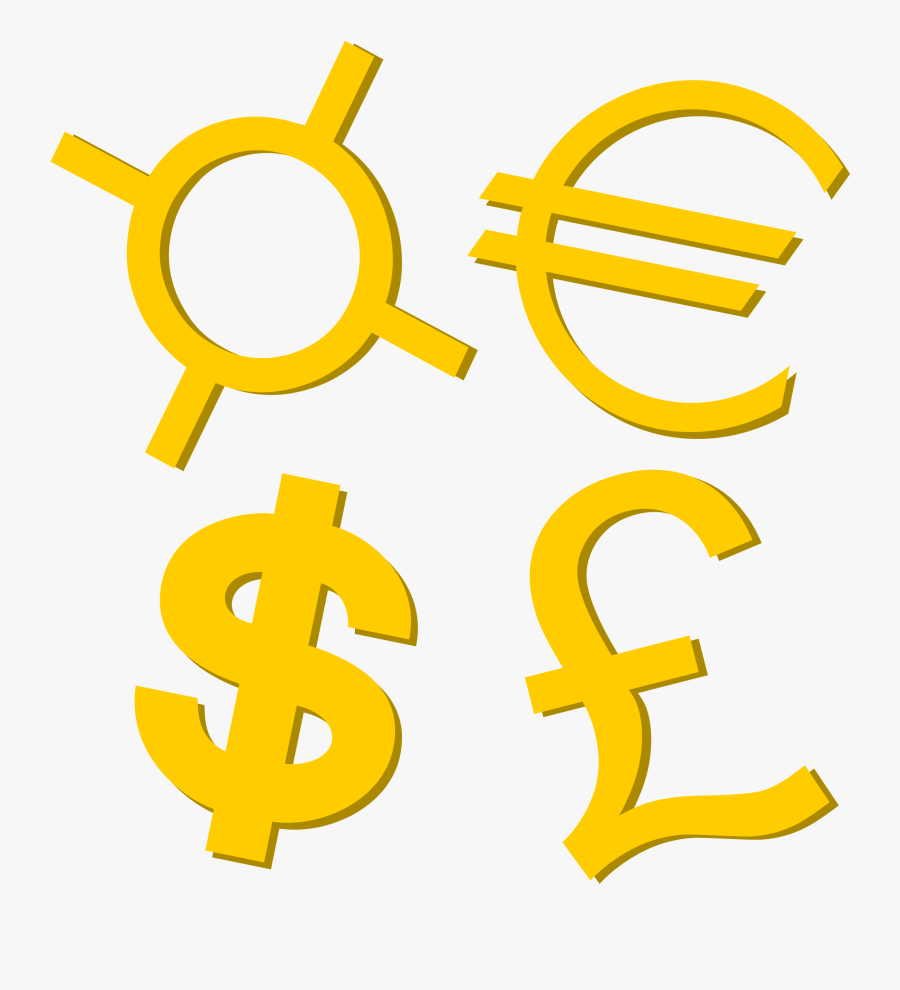 Money Symbols Png - Ký Hiệu Tiền Tệ, Transparent Clipart