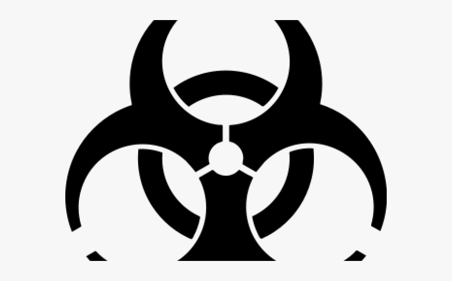 Biohazard Symbol, Transparent Clipart