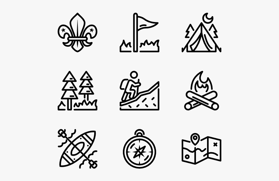 Scout - Hobbies Icons Png, Transparent Clipart