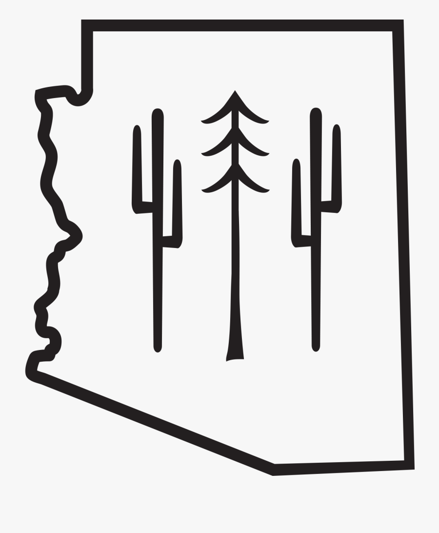 Arizona Wilderness Sticker, Transparent Clipart