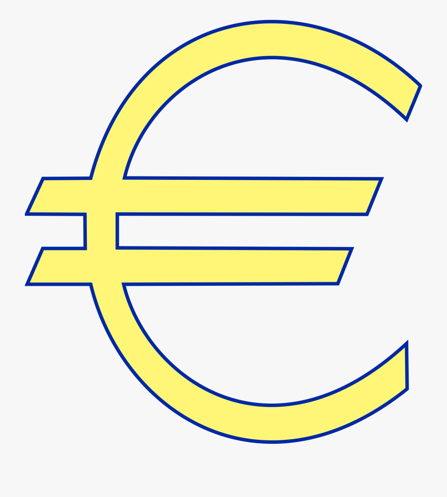 Free Vector Archie Symbol Money Euro Simple Clip Art - German Money Symbol, Transparent Clipart