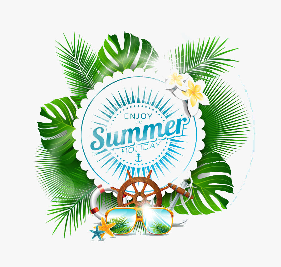 Arecaceae Elements Leaf Summer Free Clipart Hq Clipart - Summer Free Clipart Png, Transparent Clipart