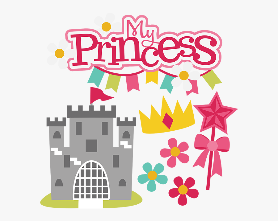 Transparent Scrapbooking Supplies Clipart - Miss Kate Cuttables Princess, Transparent Clipart