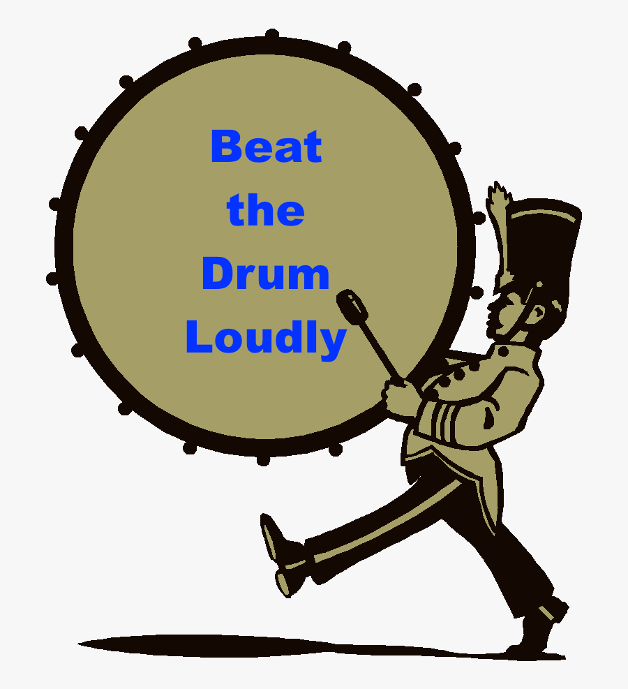 Drumline Marching Percussion Marching Band Clip Art - Marching Bass Drum Clipart, Transparent Clipart