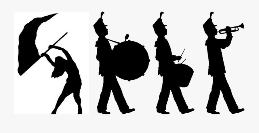 Concert Clipart Jazz Man - Marching Band And Color Guard Clipart, Transparent Clipart