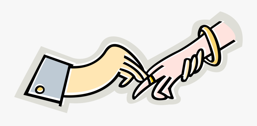 Groom Places Wedding Band Clipart , Png Download, Transparent Clipart