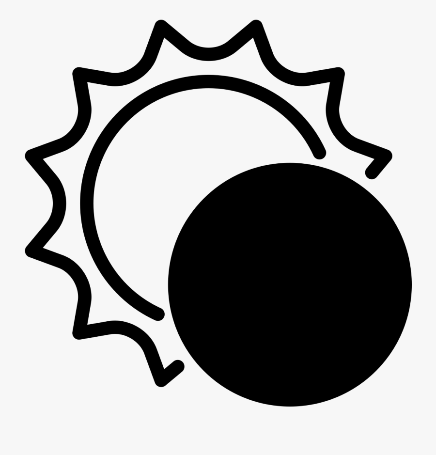 Solar Eclipse Icon Png, Transparent Clipart