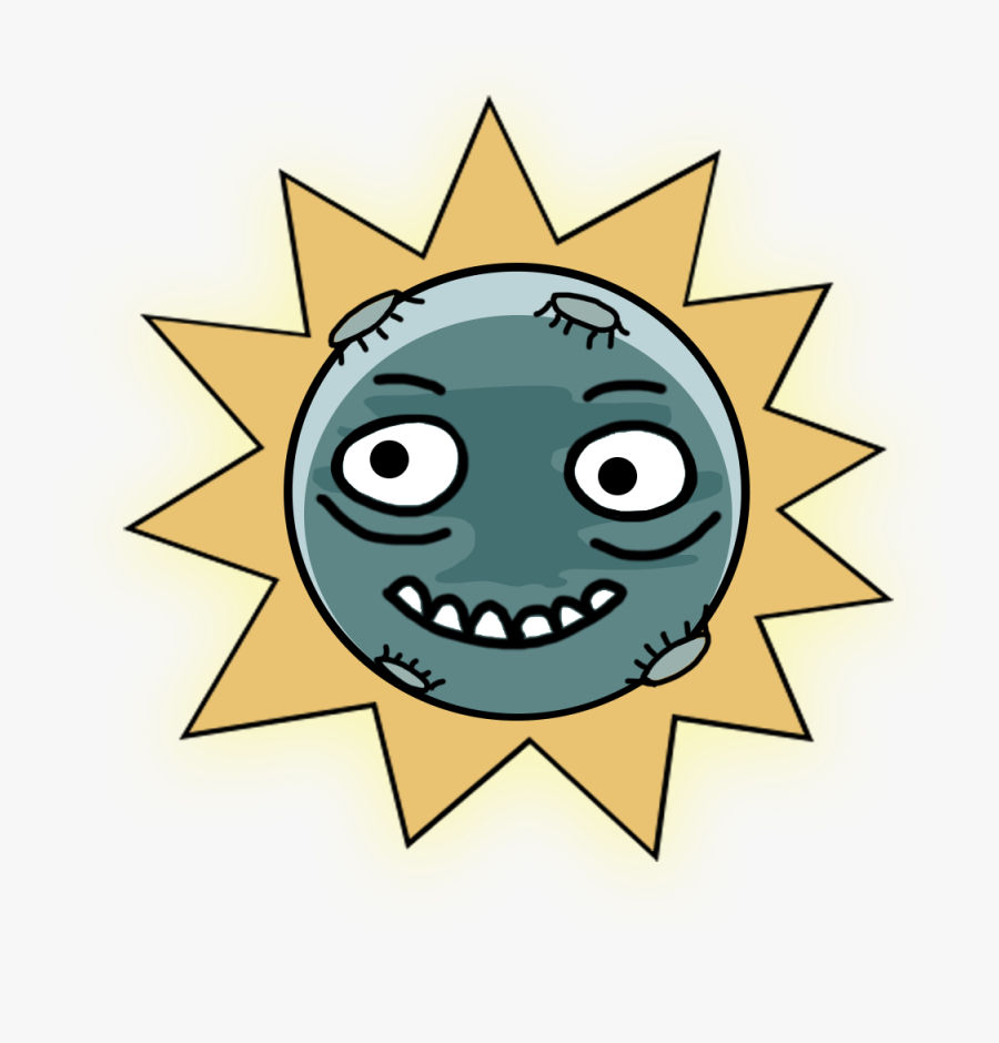#ftestickers #sun #eclipse #solareclipse - Cartoon, Transparent Clipart