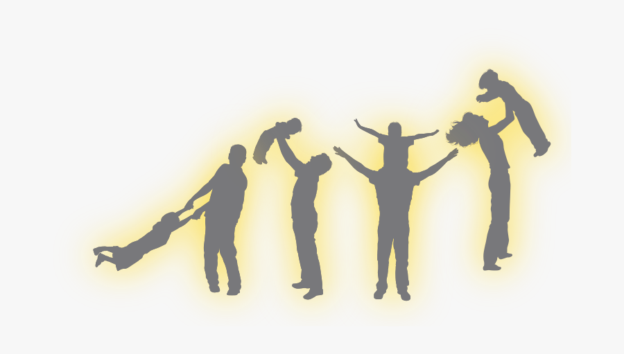 Parents Png Clipart - Silhouette Family Transparent Background, Transparent Clipart