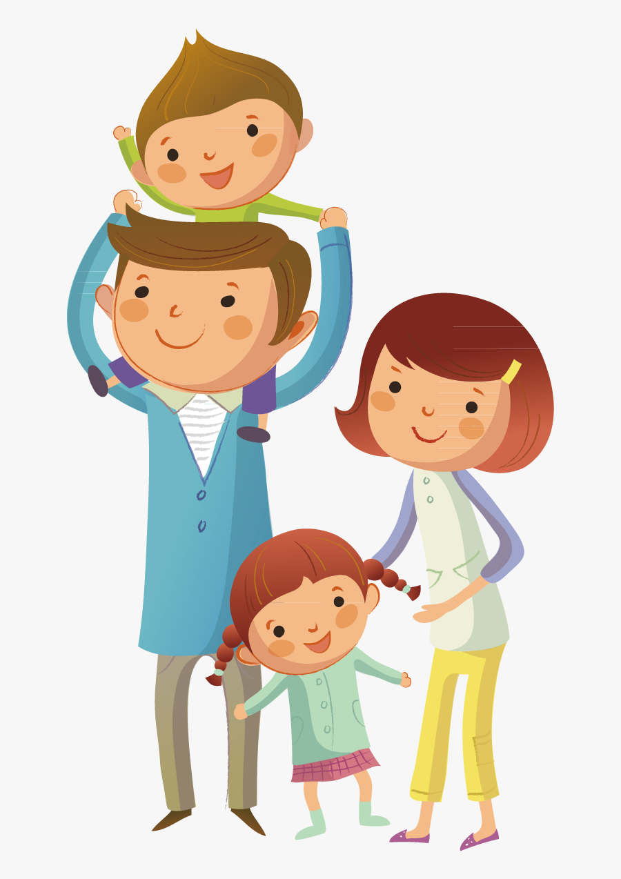 Parent Clipart Respect Parent - Family With 2 Boys Clipart Png, Transparent Clipart
