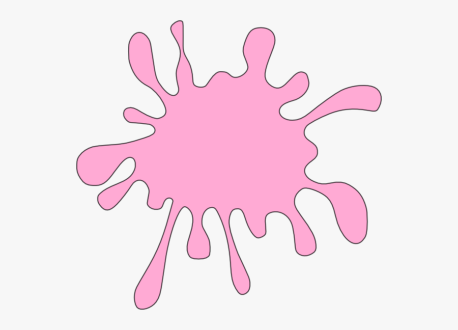 Colours Clipart Splat - Pink Clip Art, Transparent Clipart