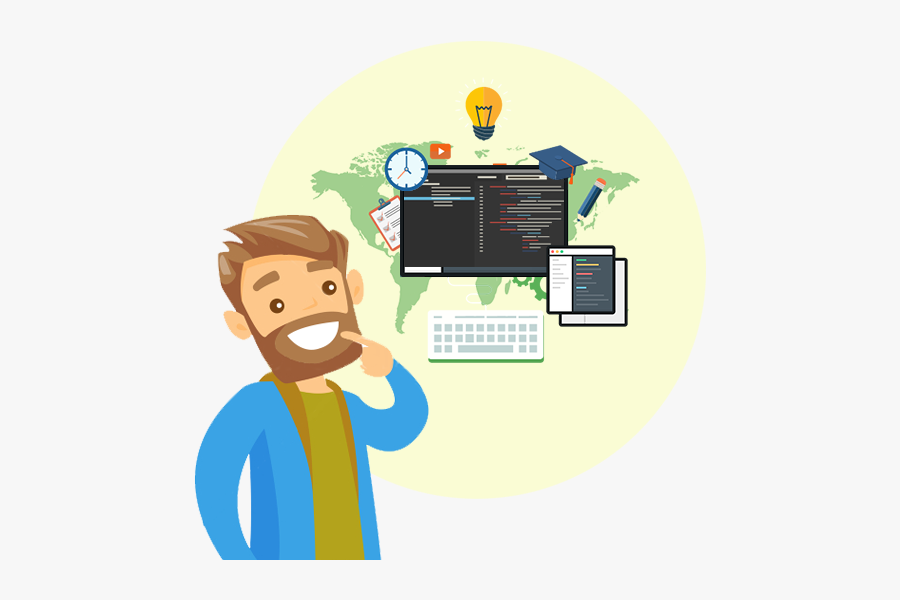 Man Dreaming About A House, Transparent Clipart