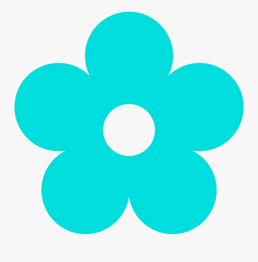 Blue - Color - Clipart - Flower Clipart Png, Transparent Clipart