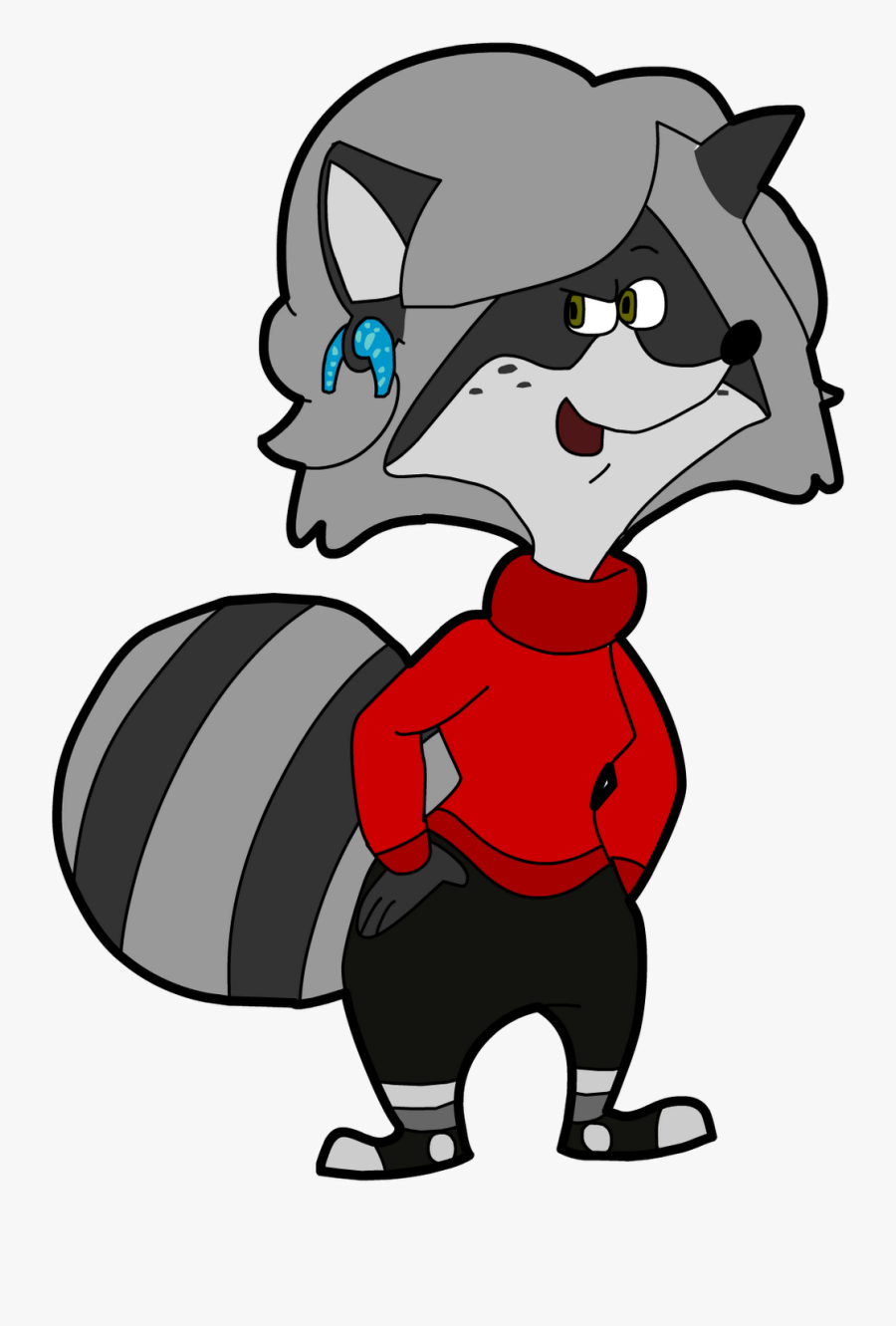 Racoon Clipart Realistic - Clip Art, Transparent Clipart