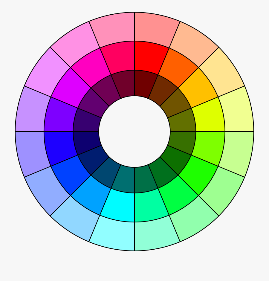 Colors Clipart - Color Wheel Clip Art, Transparent Clipart