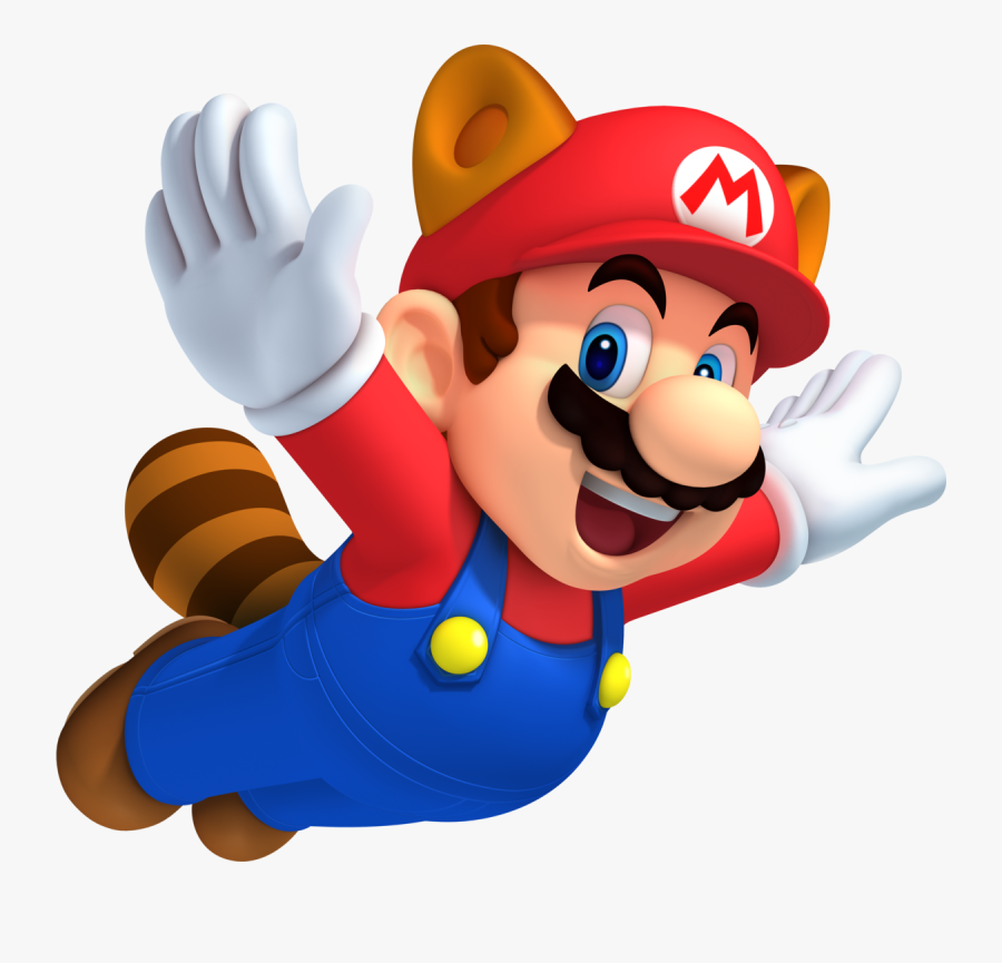 Raccoon Mario Png, Transparent Clipart