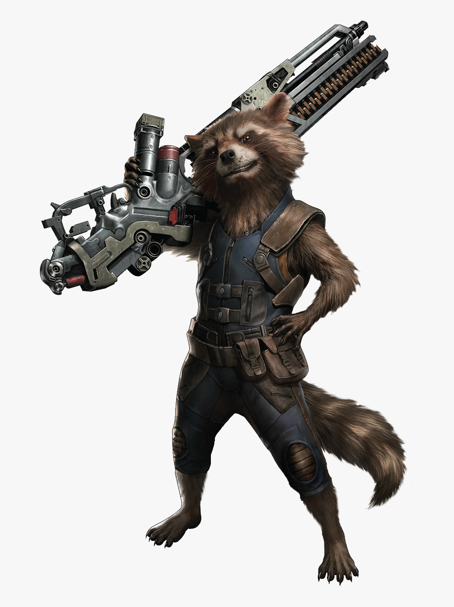 Avengers Infinity War - Rocket Raccoon Infinity War, Transparent Clipart