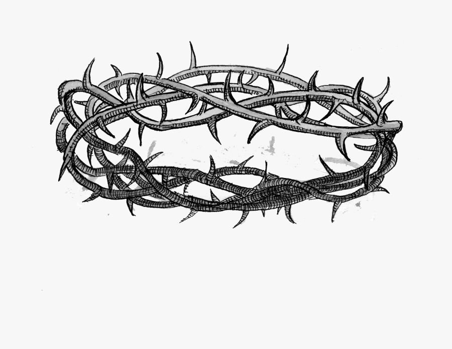 Transparent Thorn Crown Png - Catholic Crown Of Thorns, Transparent Clipart