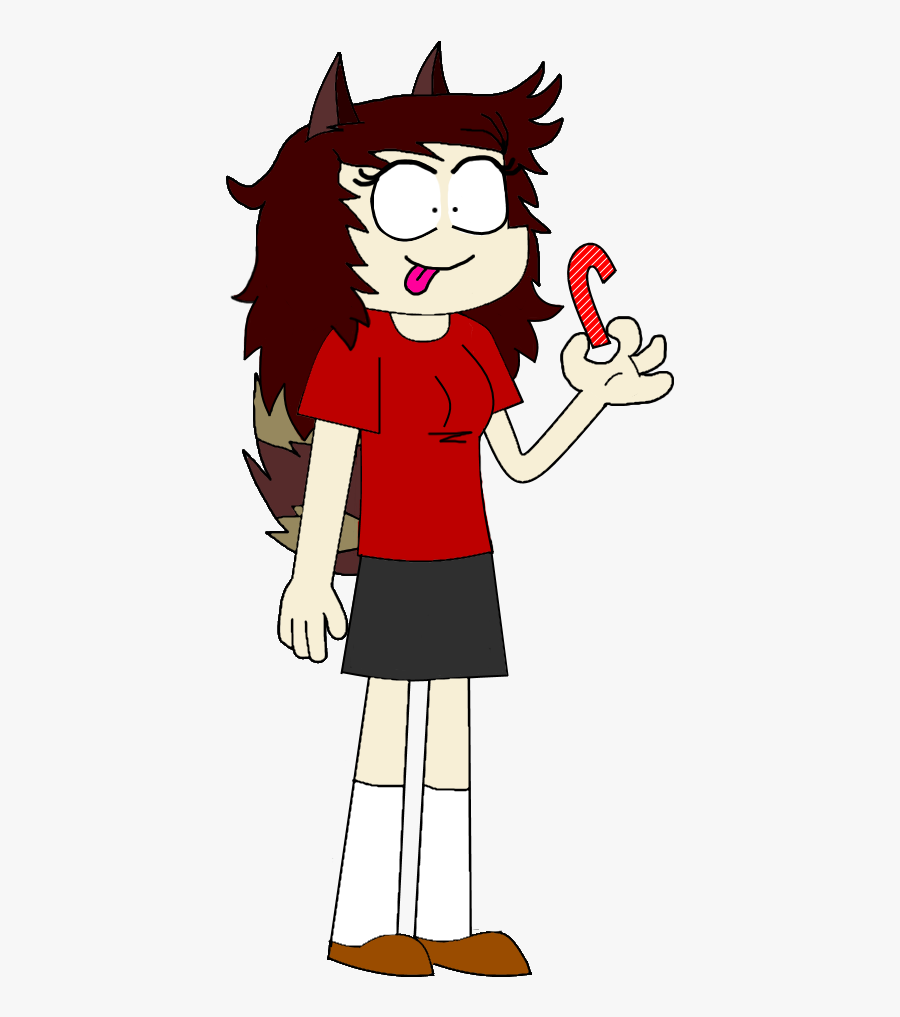 Iana The Raccoon Girl By Ianmcracoon2000 - Cartoon, Transparent Clipart