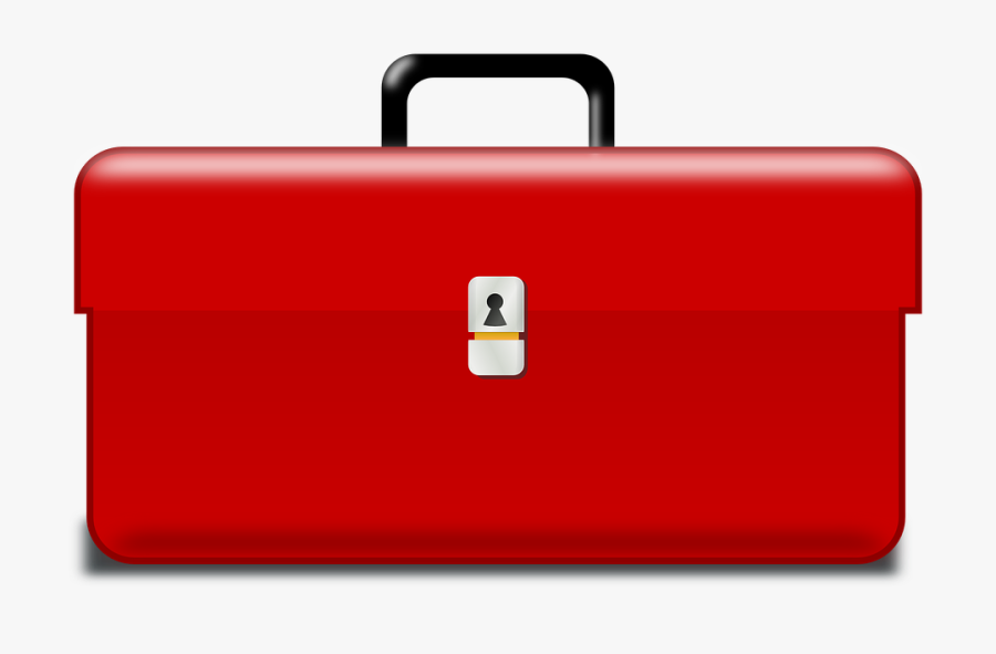 Free Metallic Red Box - Tool Box Clipart, Transparent Clipart