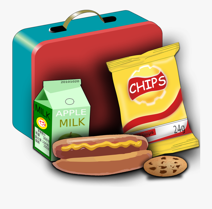 Lunchbox Lunch Set School - Transparent Background Lunch Box Transparent, Transparent Clipart