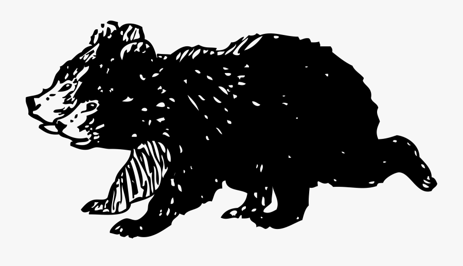 Black Bear Cubs - Black Bear Cub Cartoon, Transparent Clipart
