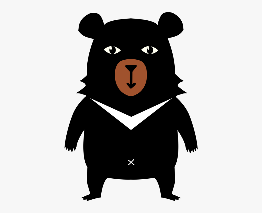 Cartoon,bear,formosan Black Bear - Taiwan Black Bear Cartoon, Transparent Clipart