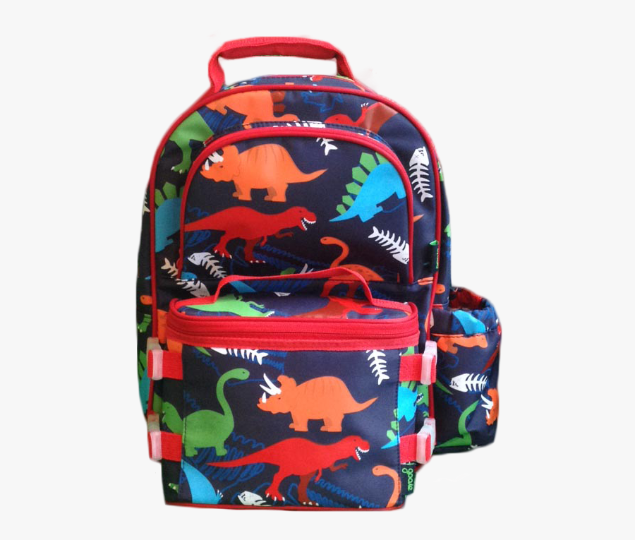Backpack/lunchbox Combo Dino For Boys - School Bag With Lunch Bag ...
