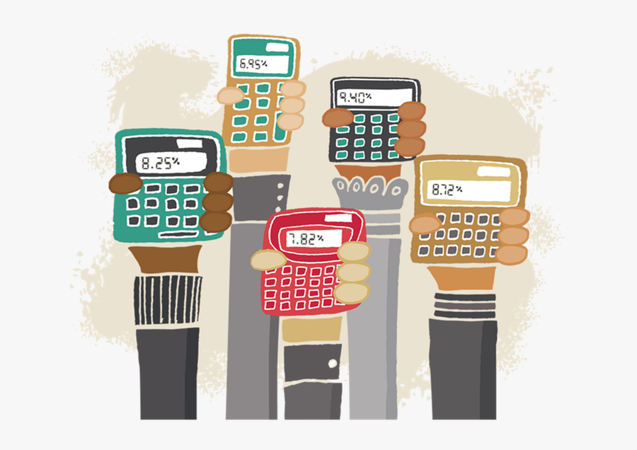 Sales Tax Calculators - Illustration, Transparent Clipart