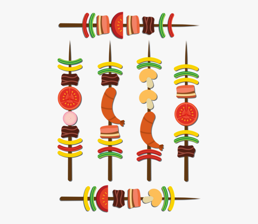 Barbecue, Dessin Brochettes Png, Grillades - Brochette Icone, Transparent Clipart