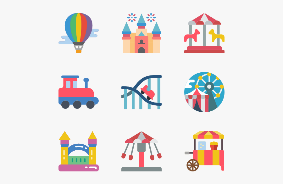Theme Park Png File - Theme Park Icon Png, Transparent Clipart