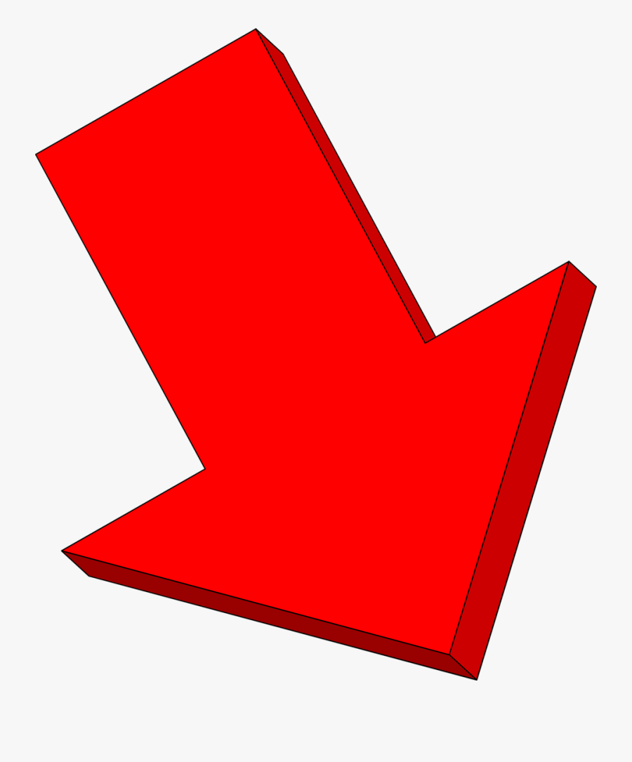 3d Arrow No Background, Transparent Clipart